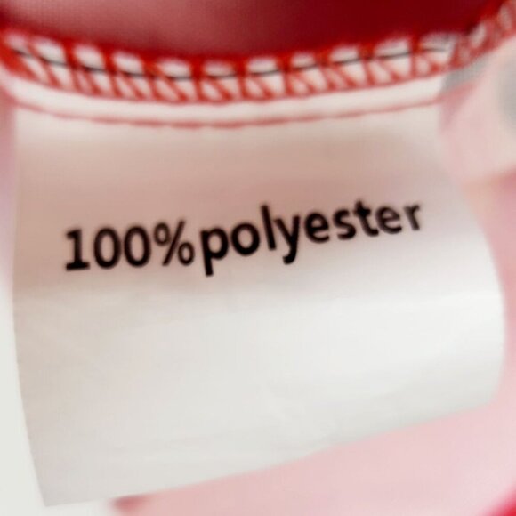 Mens Red Hawaiian Short Sleeve Button-Up Shirt With Tropical Print Size M - Picture 7 of 7